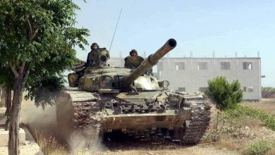 الجيش السوري يرد على مصادر إطلاق القذائف في ريف حماة