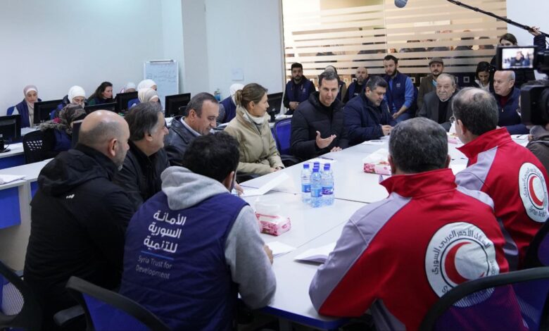 الأسد :أهمية التفكير المنهجي بخطة لتساعد على النهوض بعد الكارثة..