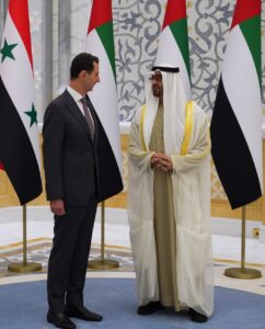 آل نهيان يستقبل الرئيس السوري