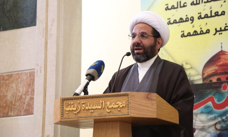 الشيخ دعموش: لا شيء يردع المقاومة