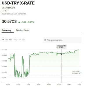 الليرة التركية تنخفض إلى مستوى تاريخي جديد