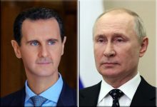 الرئيس الأسد يهنئ الرئيس بوتين بفوزه في الانتخابات الرئاسية الروسية