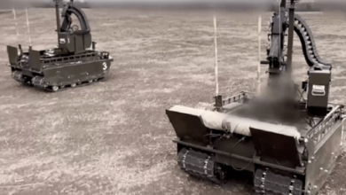 الدفاع الروسية تكشف عن روبوت مقاتل مجنزر جديد