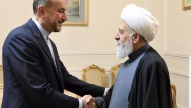 الشيخ الخطيب يلتقي عبد اللهيان في مقرّ الخارجية الايرانية