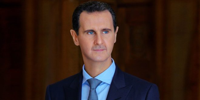 برقية تعزية للسيد نصرالله من الرئيس الأسد
