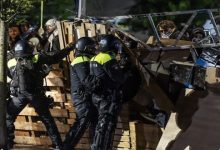 الشرطة الهولندية تفض مظاهرة طلابية مناهضة للعدوان على غزة