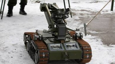 "روستيخ" الروسية تنشر فيديو لاختبار روبوت مقاتل مجنزر