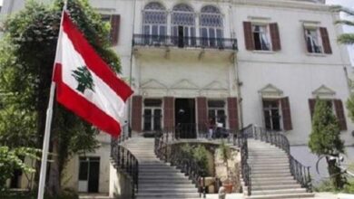 الخارجية اللبنانية تدين قرار الكنيست الرافض لاقامة دولة فلسطينية