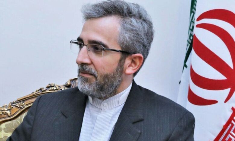 القائم بأعمال الخارجية الإيراني
