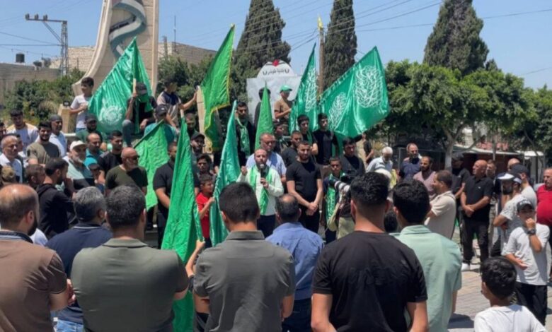 مسيرات حاشدة في المخيمات الفلسطينية استنكاراً لاغتيال هنية