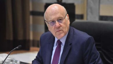ميقاتي: الاتصالات الديبلوماسية ناشطة لوقف التهديدات "الاسرائيلية"