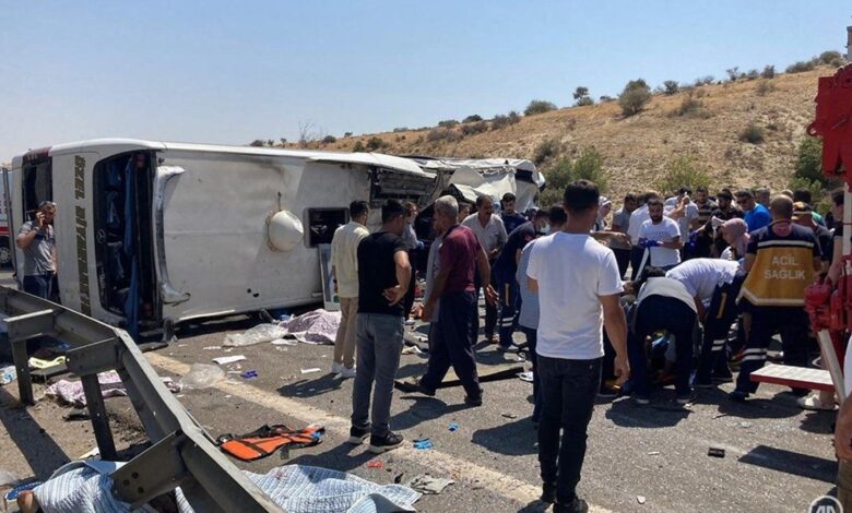 تسعة قتلى و26 جريحاً في حادث حافلة في تركيا