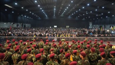 تشييع مهيب للقائد الجهادي الكبير الشهيد السيد فؤاد شكر