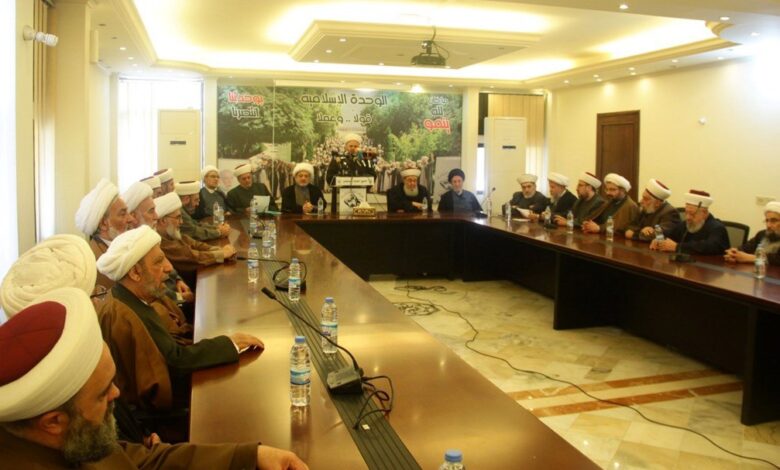 "تجمع العلماء" دان إصرار العدو على احتلال النقاط الخمس