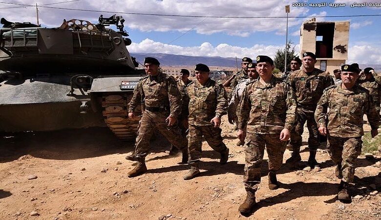 قائد الجيش تفقد وحدات منتشرة في البقاع