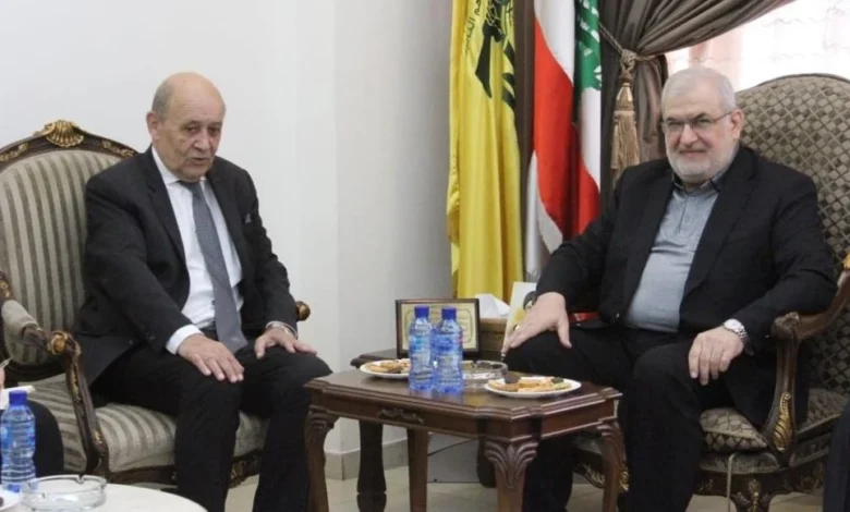 رعد يبحث مع لودريان التطورات السياسية ويدعم التمديد لليونيفيل