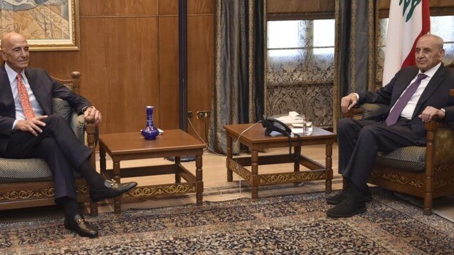 الرئيس بري التقى باراك في عين التينة