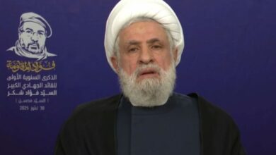 الشيخ قاسم: لبنان لن يكون ملحقاً بـ"إسرائيل"