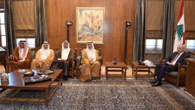 بري استقبل وزير الداخلية الكويتي