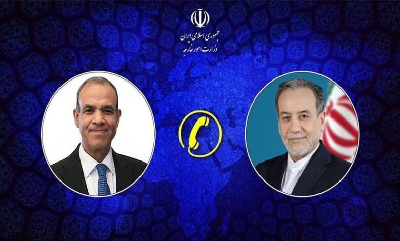 وزيرا الخارجية الإيراني والمصري يناقشان مستجدات غزة ولبنان ‏