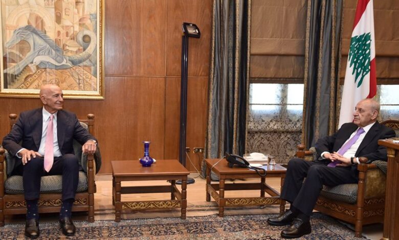 بري: الإلتزام الإسرائيلي باتفاق التهدئة مدخل استقرار لبنان 