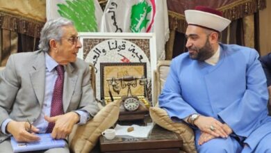 الشيخ القطان: : رهان اللبنانيين هو " وحدتهم الوطنية"