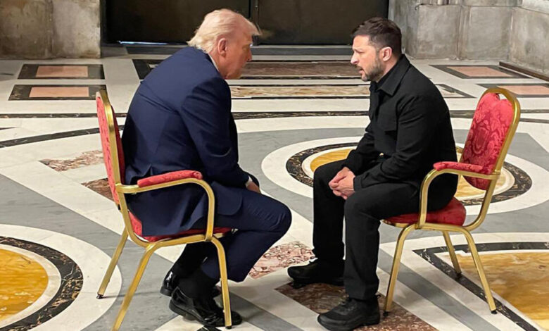 ترامب يضع لزيلينسكي شرطين لوقف الحرب..