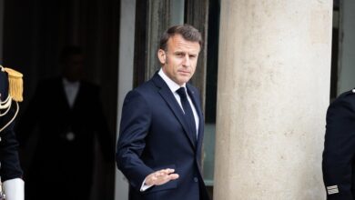 ماكرون: شرطان أساسيان لتنفيذ خطة حصرية السلاح..