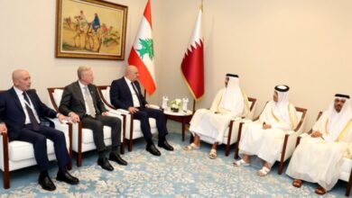 عون يدين الاعتداء الاسرائيلي على قطر