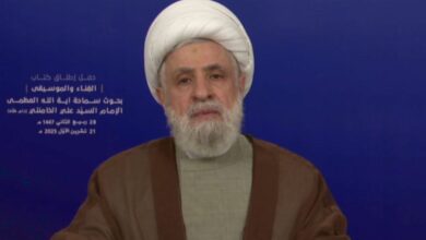 الشيخ قاسم: لبنان يستقر بكف يد "إسرائيل"