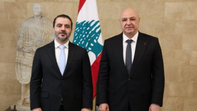 زيارة تاريخية.. الشيباني يوجه رسالة من لبنان