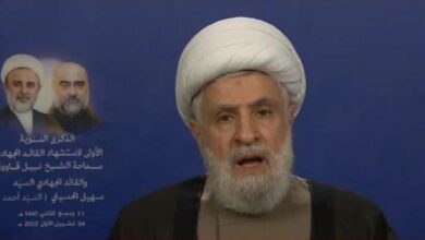 الشيخ نعيم قاسم: لبنان في قلب العاصفة بسبب العدوان