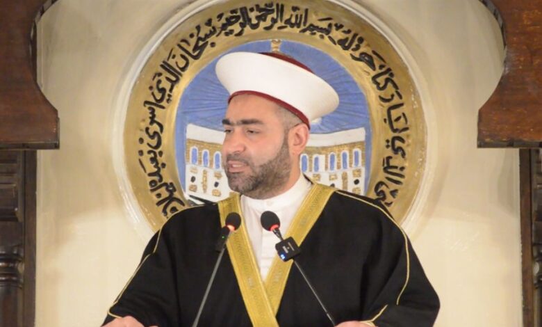 الشيخ القطان يستنكر الاعتداءات الصهيونية على لبنان