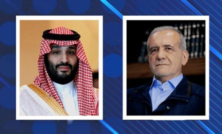 ولي العهد السعودي يتلقى رسالة خطية من الرئيس بزشكيان