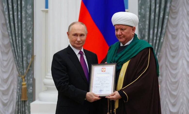 تلقى المفتي كرغانوف رسالة شكر من رئيس روسيا