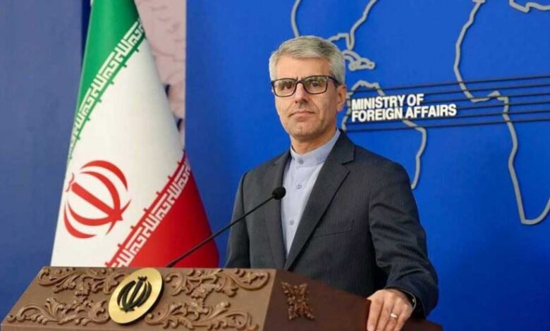 بقائي: المفاوضات مع أمريكا في الأيام المقبلة..