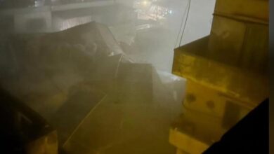 مغادرة 229 عائلة وبدء أعمال تدعيم 9 أبنية