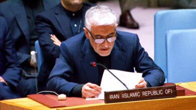 السفير إيرواني: القرار الأممي ضد إيران ظلم صارخ