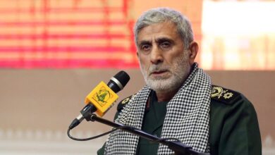 العميد قاآني لأنصار الله: الجمهورية الإسلامية سند لجبهة المقاومة