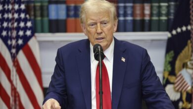 ترامب: إيران تستطيع بدء عملية إعادة الإعمار