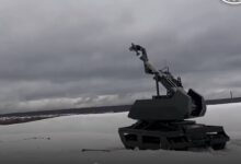 روسيا تختبر روبوتها العسكري المزود بمدفع هاون أوتوماتيكي ‏