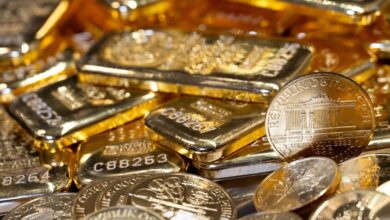 الذهب يخسر أكثر من 10% وسط مخاوف التضخم