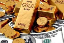 انخفاض أسعار الذهب مع ارتفاع الدولار