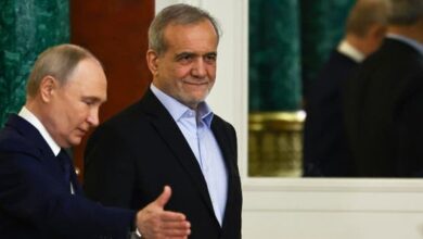 بوتين لبزشكيان: مستعدون للتوسط في تسوية حرب الشرق الأوسط