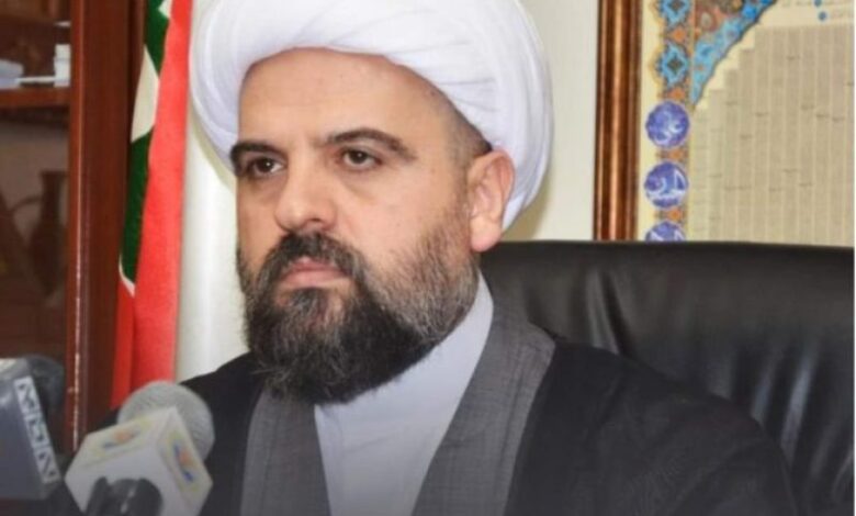 قبلان: لبنان محمي بالمقاومة والجيش