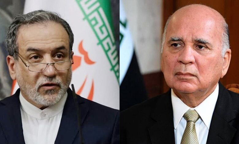 عراقجي أطلع نظيره العراقي على تطوّرات مسار التفاوض