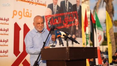 خريس يرفض اتفاق الإطار بوقفة صور