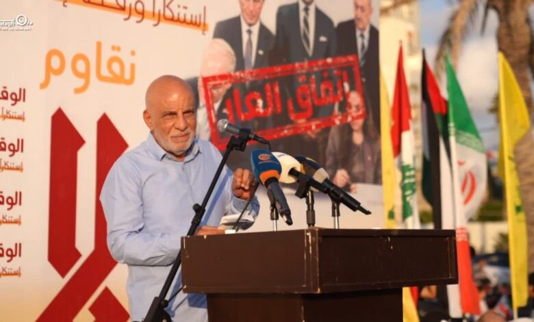 خريس يرفض اتفاق الإطار بوقفة صور