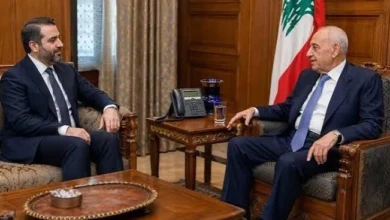 نبيه بري: التنسيق مع سورية حتمي ومسار العلاقات ممتاز