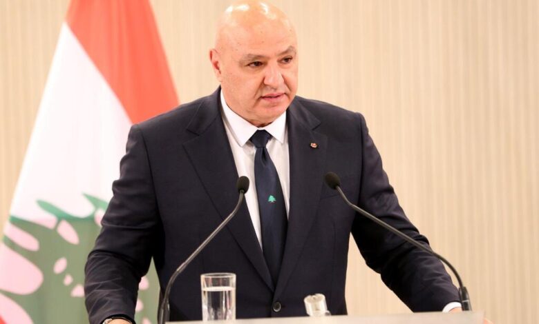 جوزيف عون: فرصة حاسمة لإعادة بناء لبنان